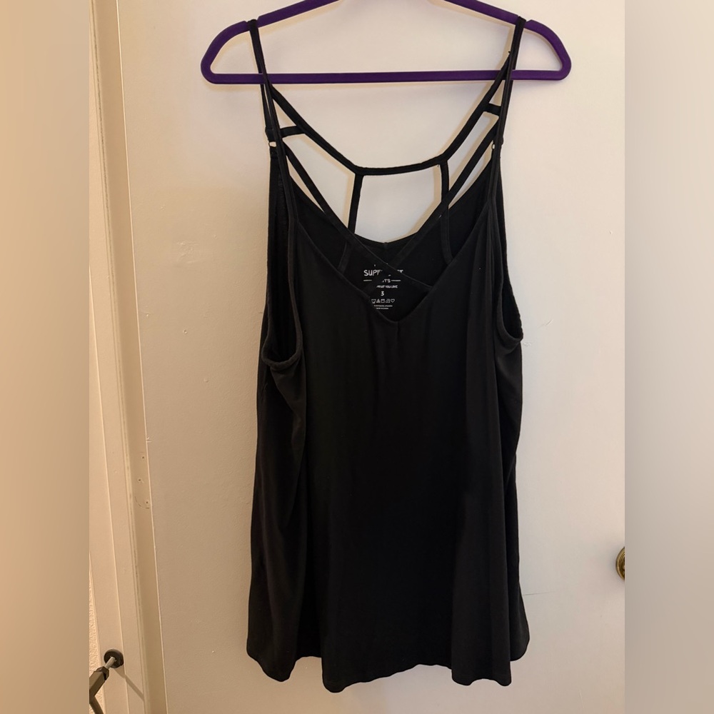 Torrid Black Strappy Camisole